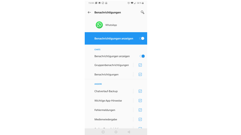 Berechtigungen für WhatsApp unter Android Berechtigungen für WhatsApp unter Android