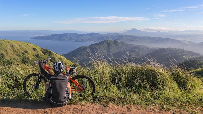E-Bike reinigen - Natur