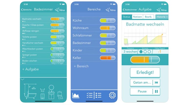 Haushalt organisieren - Tody Screenshot der App Tody von LoopLoop