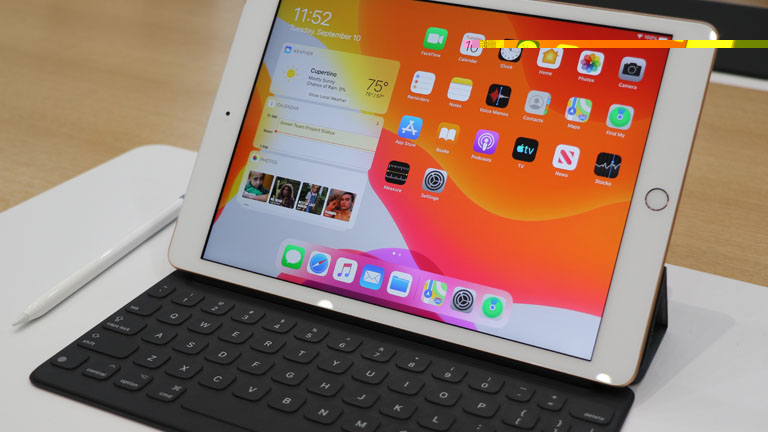 iPad 2019 mit Apple Pencil und iPad OS