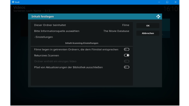 Kodi Dateien zuweisen Kodi Dateien zuweisen