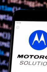 Motorola Logo auf Smartphone-Display