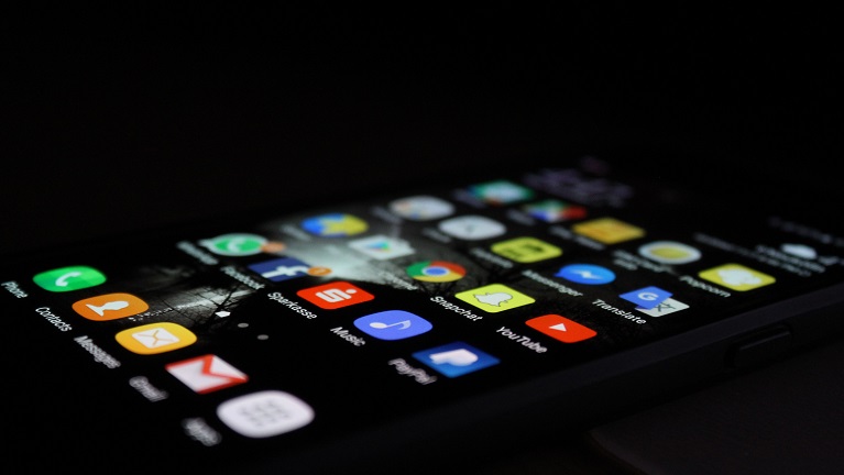 Ein Smartphone mit Android
