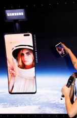 Das Samsung Galaxy S10 5G sollte an den Rand des Weltraums fliegen.