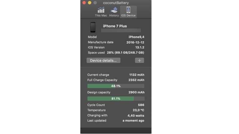 iPhone-Akku: Ladezyklen Отзывы