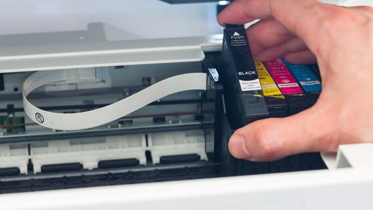 Trotz leerer Druckerpatrone drucken