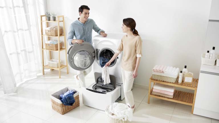 LG TWINWash Waschtrockner: Drei Geräte in einem