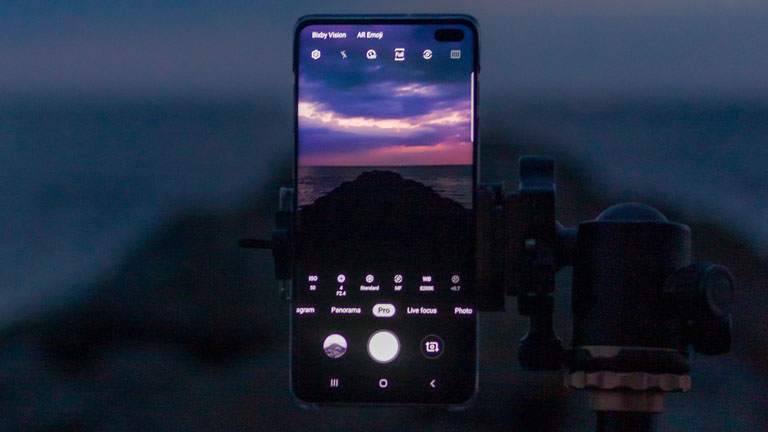 Samsung Galaxy Kamera bei Nacht