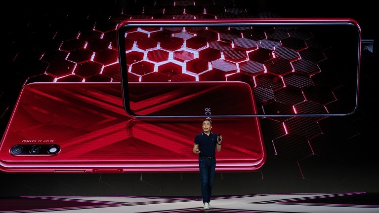 Die Vorstellung der Honor 9X-Reihe in China.