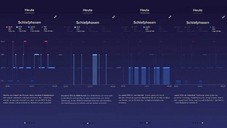 Fitbit: Schlafphasen tracken und deine Daten analysieren Fitbit Schlafphasen: Anfang und Ende der Schlafphasen einsehen