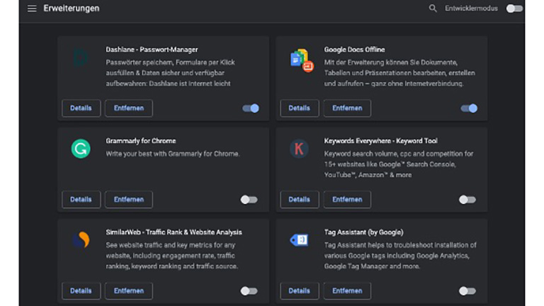 ERR_CONNECTION_REFUSED und ERR_CONNECTION_CLOSED: Das kannst du gegen die Verbindungsfehler tun Browserdaten in Chrome löschen zum Beheben von Fehlermeldungen