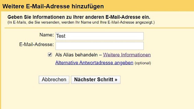 Gmail mit eigener Domain einrichten: So geht’s Gmail andere Adresse verwenden