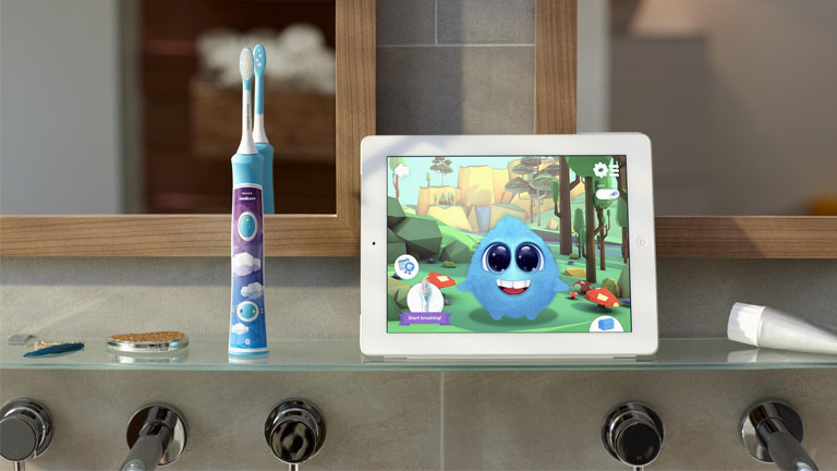 Elektrische Zahnbürste für Kinder: Ab wann und welches Modell? Elektrische Zahnbürste für Kinder: Mit App-Unterstützung gründlich Zähne putzen