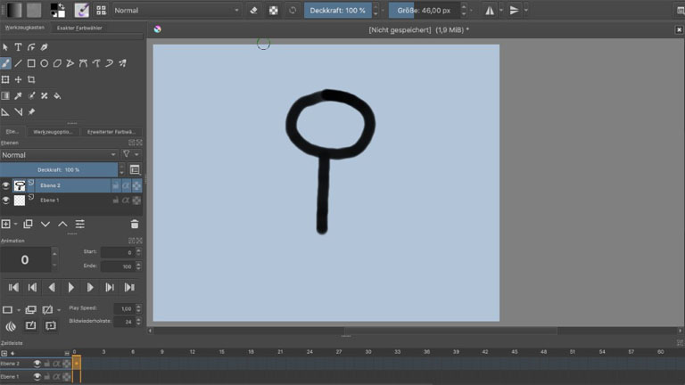 Krita-Animation erstellen: So erweckst du Zeichnungen zum Leben Krita-Animation: Körper zeichnen