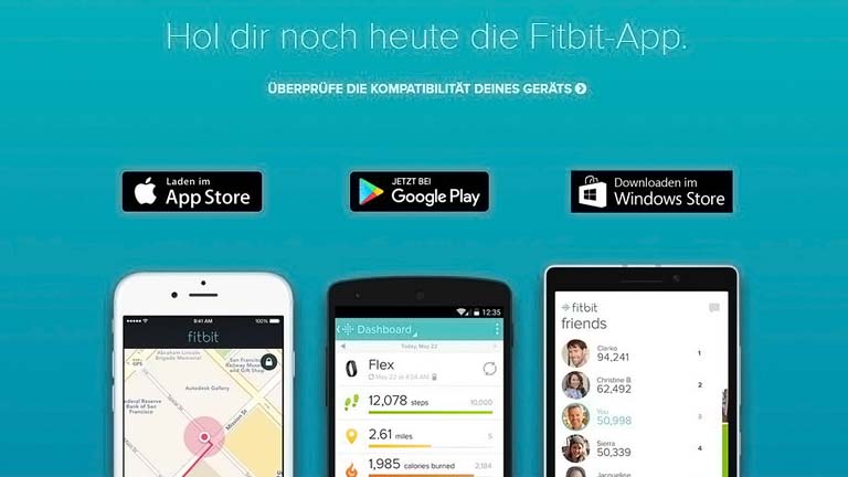 Fitbit-App installieren und Konto einrichten