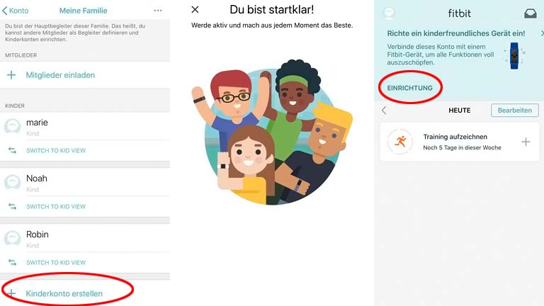 Fitbit für Kinder: Всеs Wichtige zu Fitbit Ace und Fitbit Ace 2 Fitbit Ace und Fitbit Ace 2 über Kinderkonto einrichten