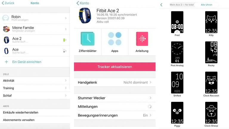 Fitbit für Kinder: Всеs Wichtige zu Fitbit Ace und Fitbit Ace 2 Ziffernblätter und andere Einstellungen bei Fitbit Ace und Fitbit Ace 2 über Kinderkonto anpassen