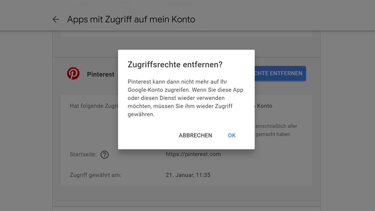Google-Konto: Sicherheit und Schutz für deinen Account Google-Konto Apps den Zugriff verwehren