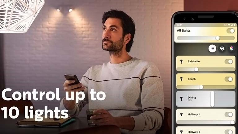 Philips Hue ohne Bridge nutzen: Bluetooth-App einrichten und Lampen steuern