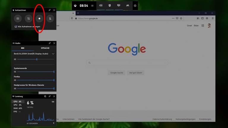 Windows-10-Bildschirm aufnehmen: So geht es Bildschirm-Video mit Game Bar aufzeichnen