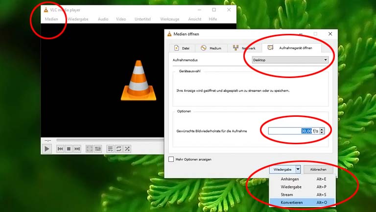 Windows-10-Bildschirm aufnehmen: So geht es Bildschirm-Video mit dem VLC Media Player aufzeichnen