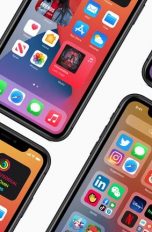 Mehrere Screenshots vom neuen iOS 14
