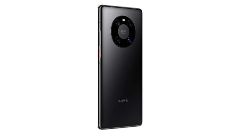 HUAWEI-Mate-40-Pro_Black Produktbild der Rückseite des Huawei Mate 40 Pro mit dem gut erkennbaren Kamera-Ring.