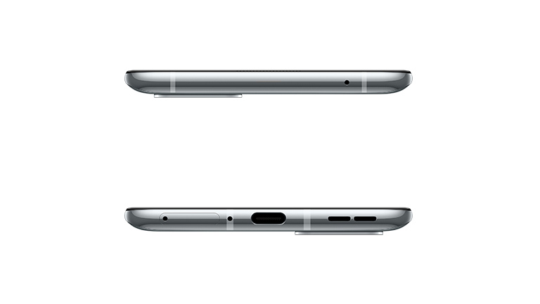 OnePlus 8T Produktbild eines liegenden OnePlus 8T.