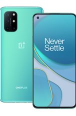 Produktbild des OnePlus 8T in Vorder- und Rückansicht