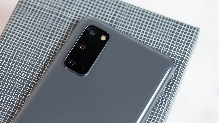 Samsung Galaxy S20 Die Kameras im Samsung Galaxy S20 in der Detailansicht.