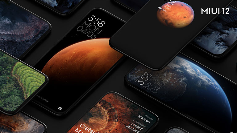 Einige neue Wallpaper von MIUI 12 in der Übersicht.
