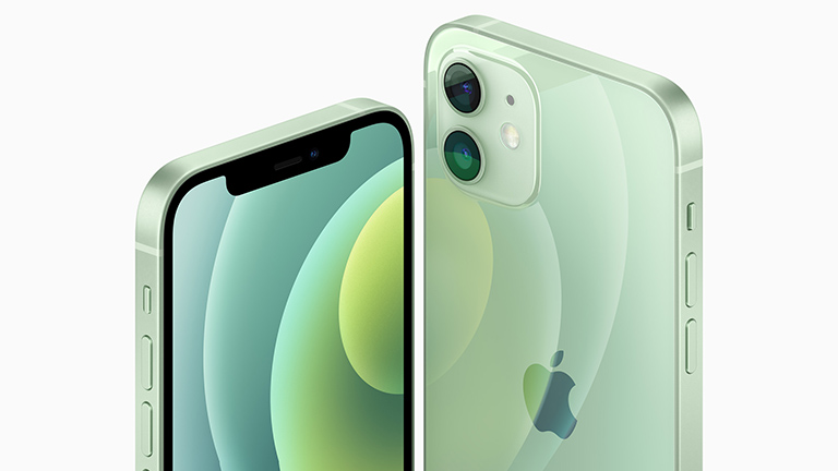Das iPhone 12 in Grün.