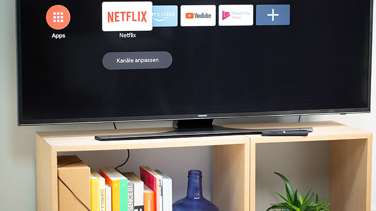 Mi TV Stick Das Hauptmenü von Android TV von einem Xiaomi Mi TV Stick.