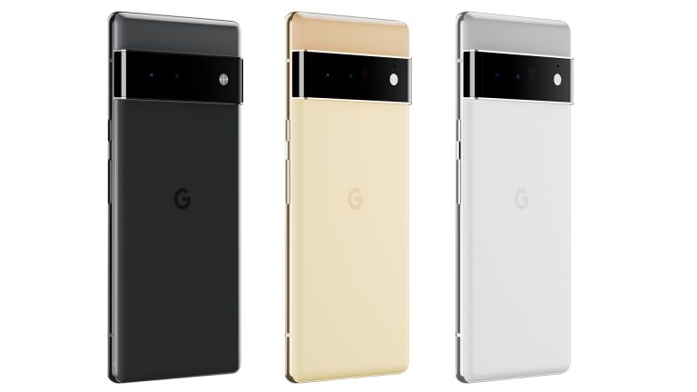 Google Pixel 6 Pro Produktbild der drei Farbvarianten des Pixel 6 Pro.
