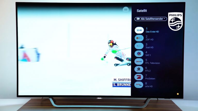 Philips-TV Sender sortieren Screenshot Sender sortieren Philips-TV