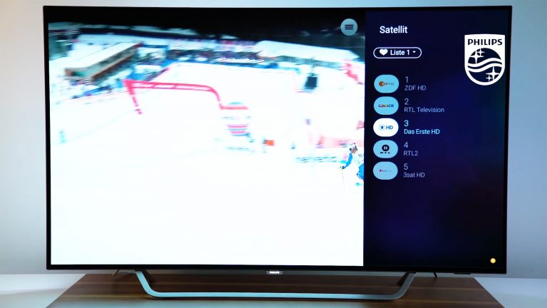 Philips-TV Sender sortieren Screenshot Sender sortieren Philips-TV