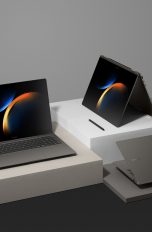 Produktbild des Samsung Galaxy Book3 in seinen drei Ausführungen.