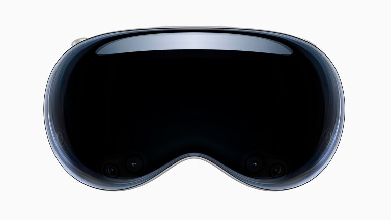 Produktfoto der Apple Vision Pro.