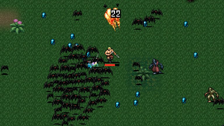 Screenshot von Vampire Survivors.