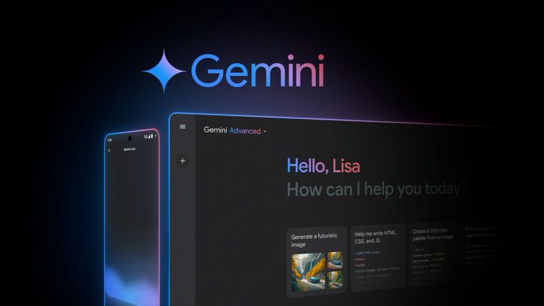 Google I/O 2024: Gemini 1.5 und noch viel mehr KI Produktbild von Google Gemini mit Screenshots vom Smartphone und Desktop.