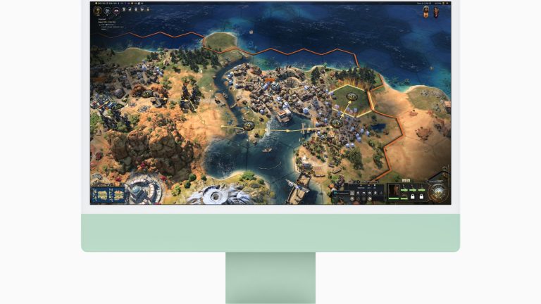 Apple iMac M4 Auf einem iMac mit M4-Chip läuft Civilization VII.