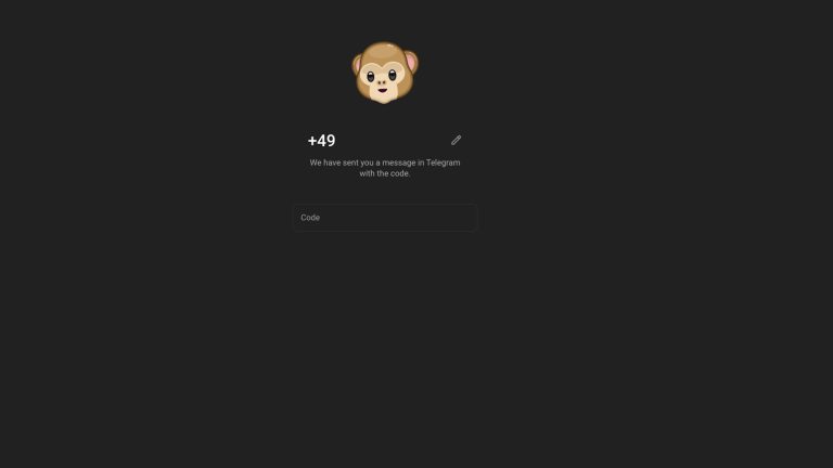 Telegram Web & Desktop, So funktioniert das Chatten ohne Handy Screenshot vom Anmelde-Prozess bei Telegram Web.