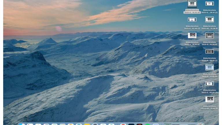 Screenshots machen auf Mac & MacBook, So klappt es Screenshot eines gesamten Bildschirms unter macOS Sequoia.