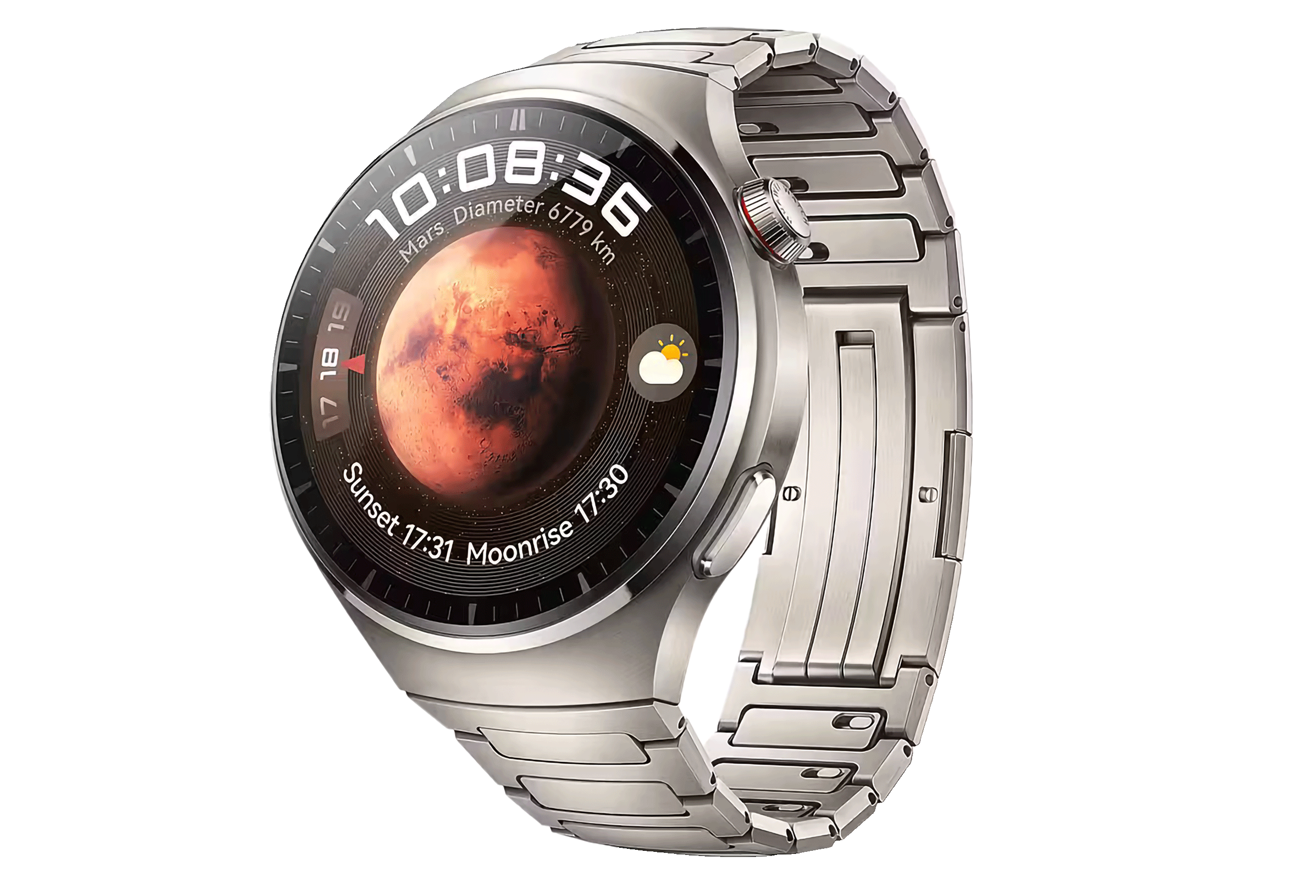 Bild von einer Huawei Watch 4 Pro, 3,8 mm.