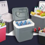 Fünf aktuelle elektrische Kühlboxen für Kühlung auf Reisen.