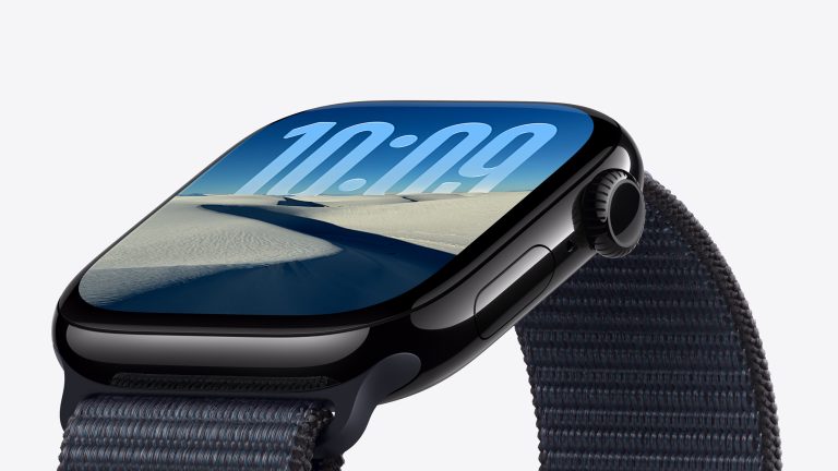 Detailaufnahme einer Apple Watch Series 11