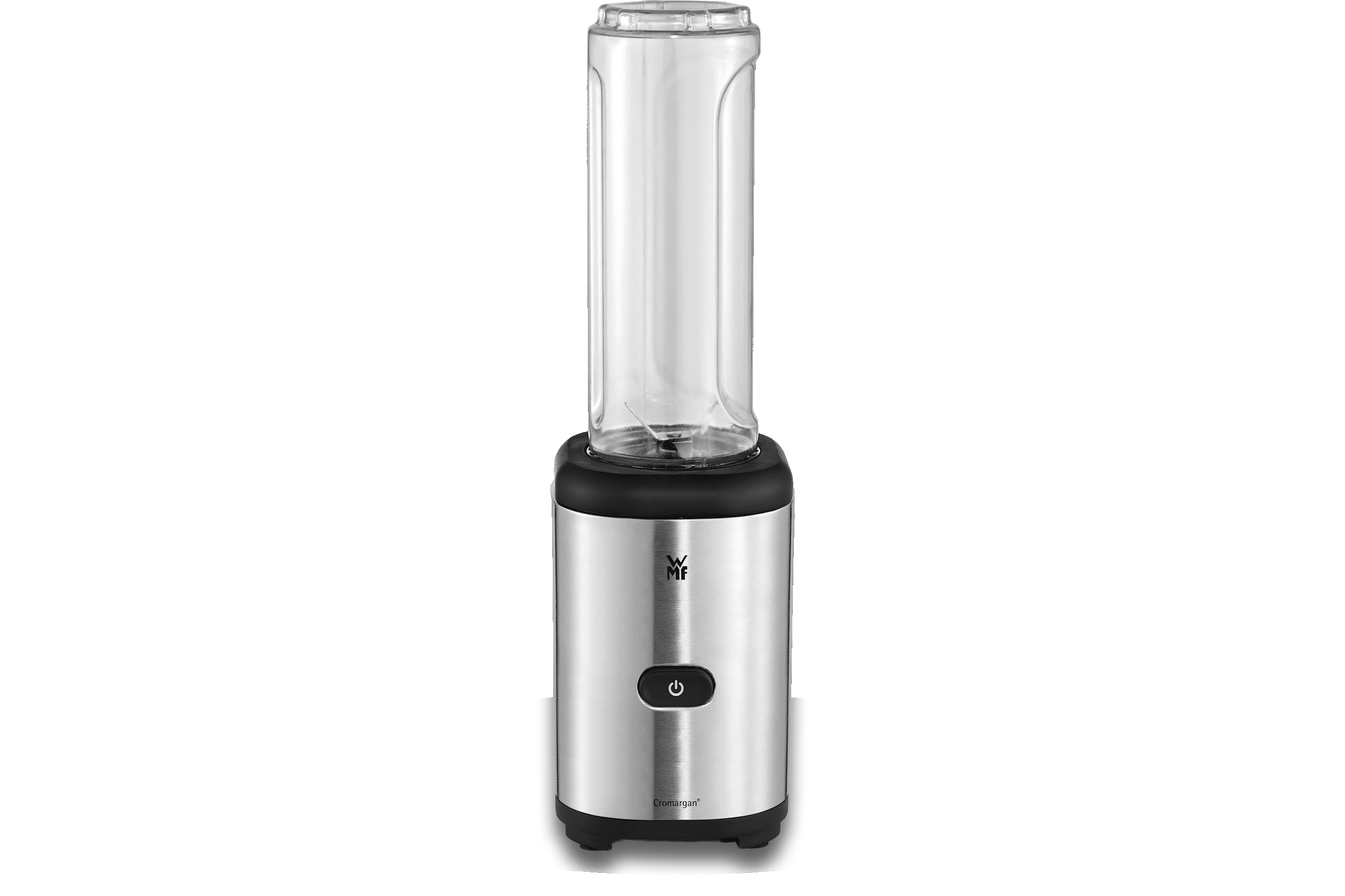 Der WMF Standmixer Kult Pro Multifunktionsmixer freistehend auf weißem Hintergrund.
