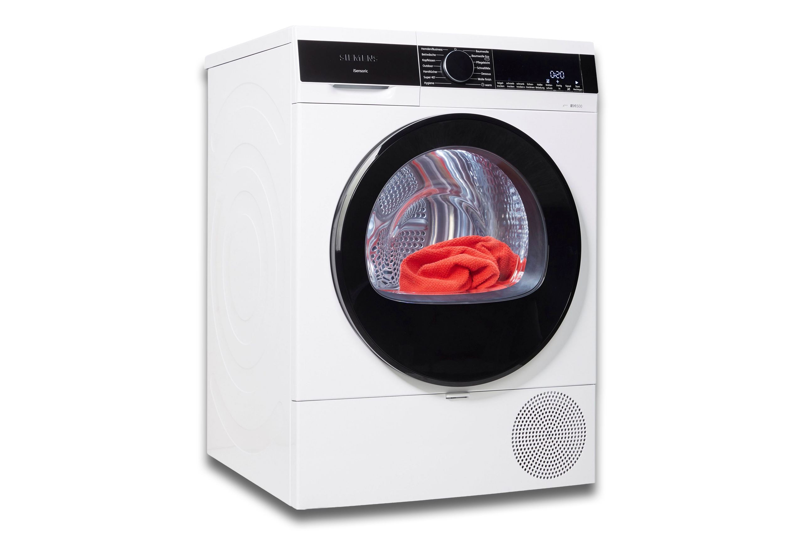 Freigestellter Siemens Wärmepumpentrockner WQ33G2D00